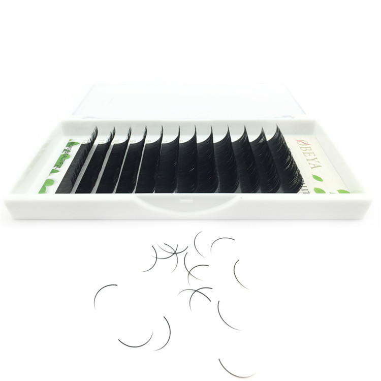 Salon Professional Flat Lashes C D curls 0.15mm, 0.20mm Private Labeling Acceptable FM031
